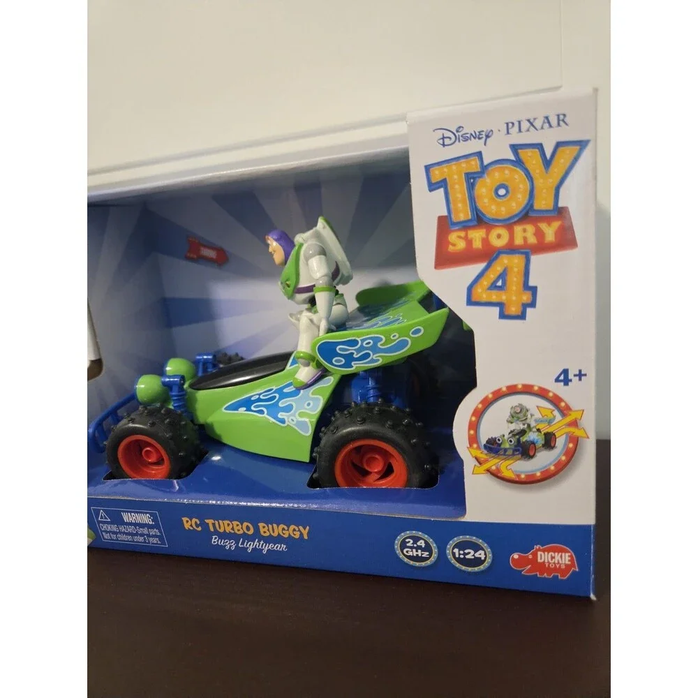 Disney Pixar Toy Story 4 RC Turbo Buggy W/Buzz Lightyear R/C 2.4Ghz